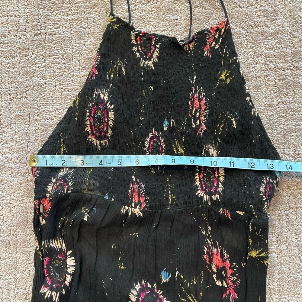 Intimately Free People Garden Party Black Floral Maxi Dress, Sleeveless, Small - Picture 8 of 15